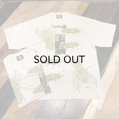 画像1: {Momentary Psycho Art} MULTI PRINT T-SHIRTS / ASHGREY(A)