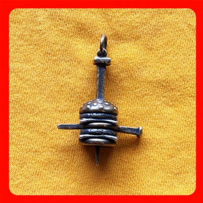 画像2: ※受注商品※  {HANG} JESUS HAMBURRGER pendant head