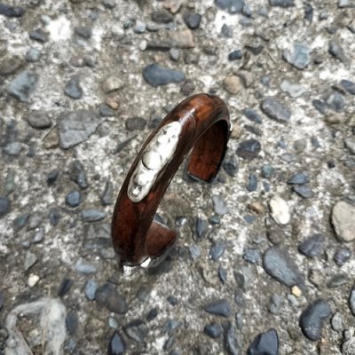 画像3: ※受注商品※ {GRYPHON} Hawaiian Gods bangle "lono" / SILVER