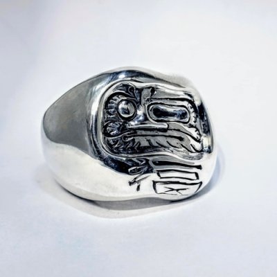 画像3: ※受注商品※ {GRYPHON × 伊藤慧} Distorted Daruma ring / SILVER925