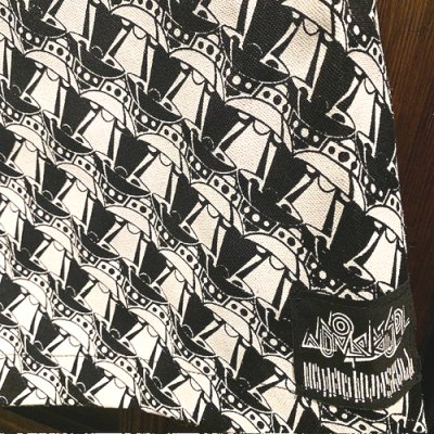画像3: ※受注商品※ {NO MAD NUMSKULL} ORIGINAL PATTERN SHORT PANTS / "UFO" / BLACK