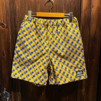 ※受注商品※ {NO MAD NUMSKULL} ORIGINAL PATTERN SHORT PANTS / "UFO" / YELLOW