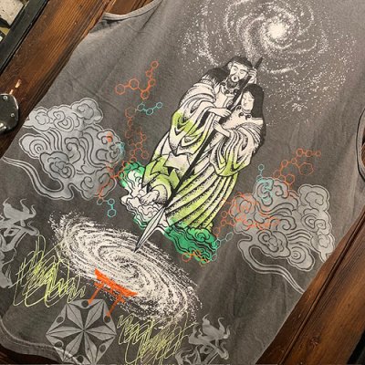画像4: {奇なり} TANKTOP (BLACK/L)