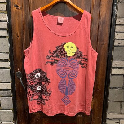 画像1: {奇なり} TANKTOP (RED/XL)
