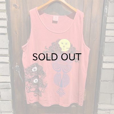 画像1: {奇なり} TANKTOP (RED/XL)