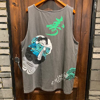 画像2: {奇なり} TANKTOP-3 (BLACK/XL)