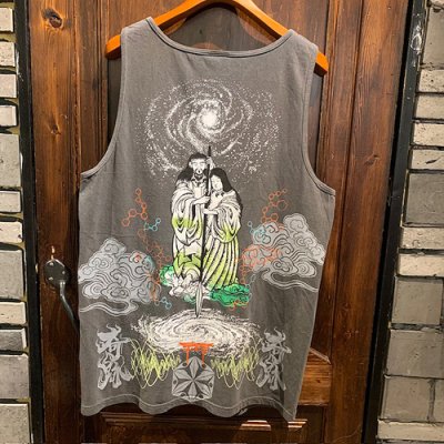 画像2: {奇なり} TANKTOP (BLACK/L)