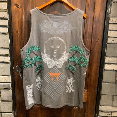 画像2: {奇なり} TANKTOP-2 (BLACK/XL)