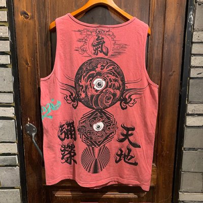 画像2: {奇なり} TANKTOP (RED/L)