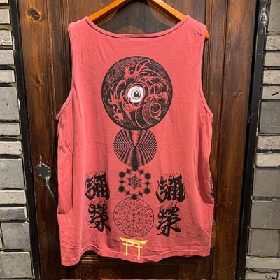 画像2: {奇なり} TANKTOP (RED/XL)