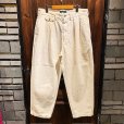 画像1: {NORTH NO NAME} TWO TUCK TROUSERS (1)