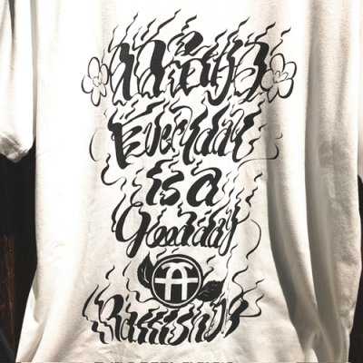 画像3: {YUKYAN × RAFFISH DOG} "日日是好日" S/S T-SHIRTS (WHITE)