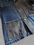 画像5: ※受注商品※【HANG】B.S.H.C.I. PRISON CRAZY DENIM JACKET "BSHCI" (5)