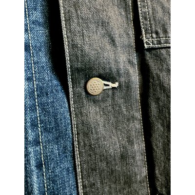 画像8: 【HANG】B.S.H.C.I. PRISON CRAZY DENIM JACKET "BSHCI"