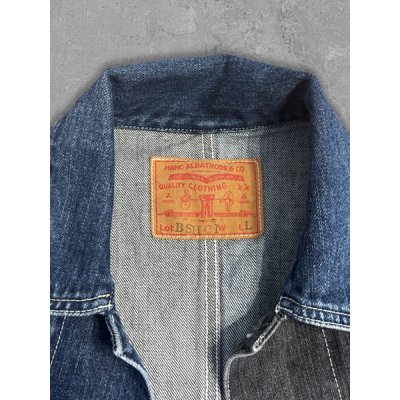 画像4: 【HANG】B.S.H.C.I. PRISON CRAZY DENIM JACKET "BSHCI"