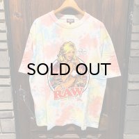 {EROSTIKA} "RAW GIRL" Tie Dye T-Shirt