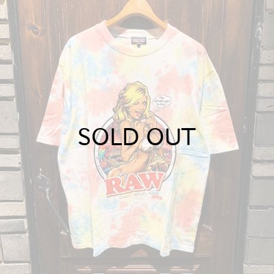画像1: {EROSTIKA} "RAW GIRL" Tie Dye T-Shirt