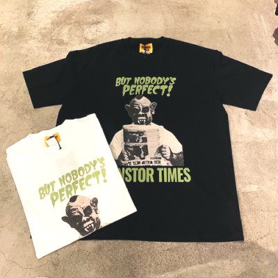 画像1: {MONSTOR TIMES} "BUT NOBODY'S PERFECT!" TEE SS