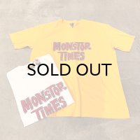 {MONSTOR TIMES} "MONSTOR TIMES" TEE SS