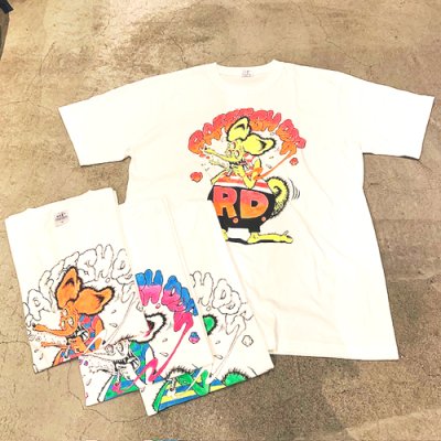 画像1: {RAFFISH DOG} "RD FINK" 着色 S/S T-SHIRTS / M~Lsize