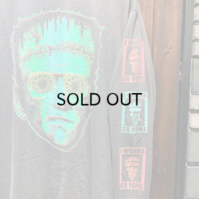 画像2: {NO MAD NUMSKULL} "FRANKEN" L/S T-SHIRTS (SUMI)
