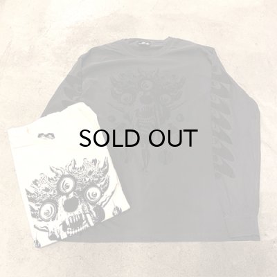 画像1: {NO MAD NUMSKULL} "MEMORIES" L/S T-SHIRTS (MONOKURO)