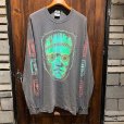 画像1: {NO MAD NUMSKULL} "FRANKEN" L/S T-SHIRTS (SUMI) (1)