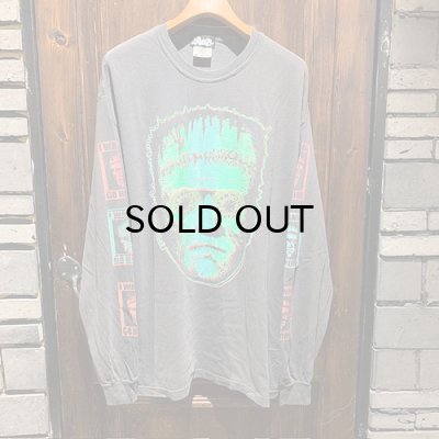 画像1: {NO MAD NUMSKULL} "FRANKEN" L/S T-SHIRTS (SUMI)