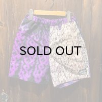 {NO MAD NUMSKULL} ORIGINAL PATTERN SHORT PANTS / "CRAZY PURPLE" 
