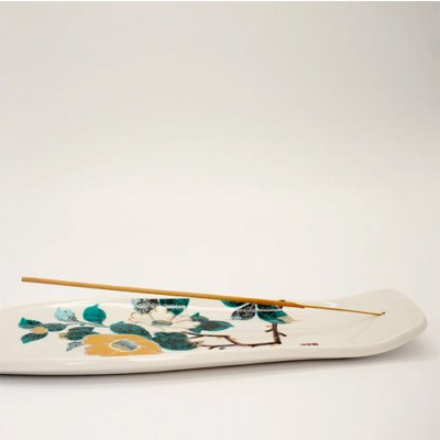 画像4: {九九谷} スケートデッキ お香立て 椿