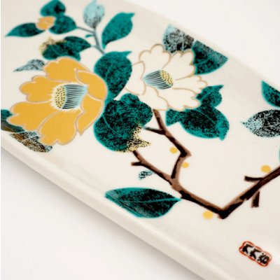 画像7: {九九谷} スケートデッキ お香立て 椿