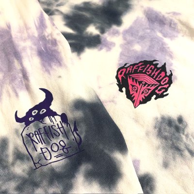 画像5: {JUNK LAW×KYOGU×RAFFISH DOG} "黒鉄" TIE DYE SWEAT
