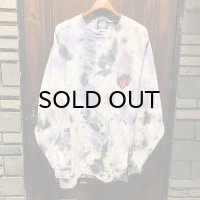 {JUNK LAW×KYOGU×RAFFISH DOG} "黒鉄" TIE DYE SWEAT