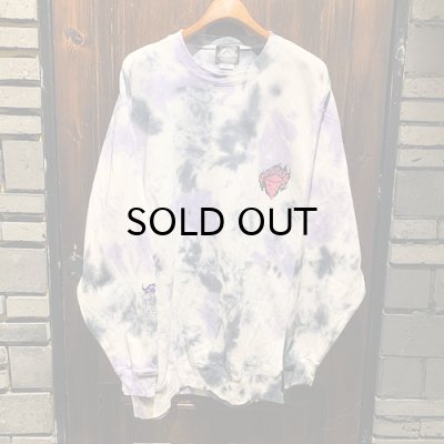 画像1: {JUNK LAW×KYOGU×RAFFISH DOG} "黒鉄" TIE DYE SWEAT