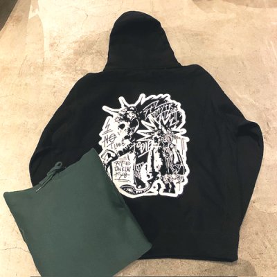 画像1: {JUNK LAW×KYOGU×RAFFISH DOG} "黒鉄" P/O PK
