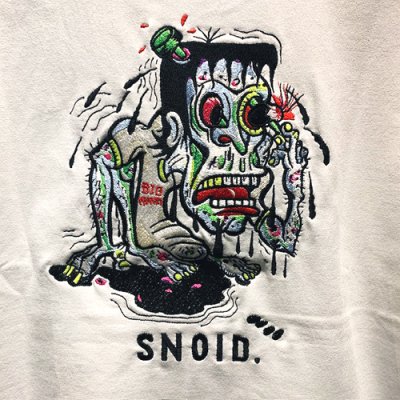 画像4: {SNOID} "BIG FLANKY" Embroidery T-SHIRTS