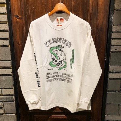 画像1: {POP EYES} PRISON ART "P.E. MARINES" TEE LS