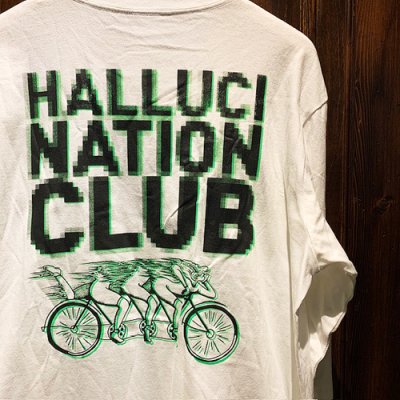 画像4: {TENKI} "HALLUCINATION CLUB" L/S T-SHIRTS (WHITE)