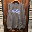 画像1: {TENKI} "幻覚倶楽部" L/S T-SHIRTS (SUMI) (1)