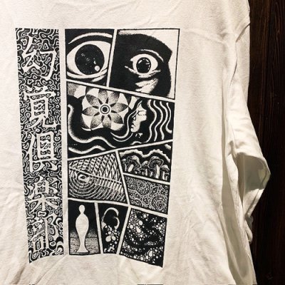 画像4: {TENKI} "幻覚倶楽部" L/S T-SHIRTS (WHITE)