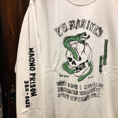 画像2: {POP EYES} PRISON ART "P.E. MARINES" TEE LS