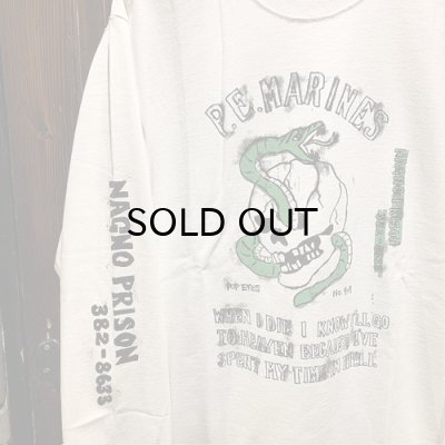 画像2: {POP EYES} PRISON ART "P.E. MARINES" TEE LS