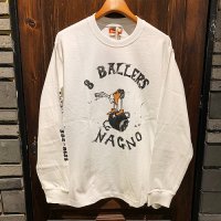 {POP EYES} PRISON ART "8 BALLERS" TEE LS