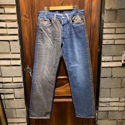 画像1:  {HANG} B.S.H.C.I. PRISON CRAZY DENIM PANTS “BSHCI"