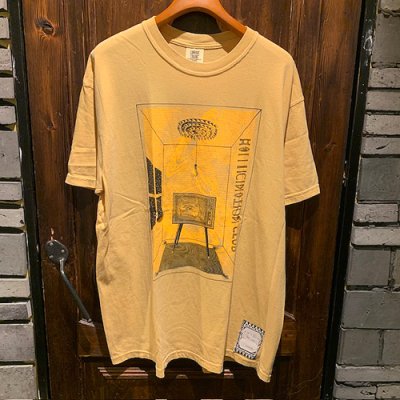 画像1: {Satoshi Ito} "HALLUCINATION CLUB" S/S T-SHIRTS (YELLOW)