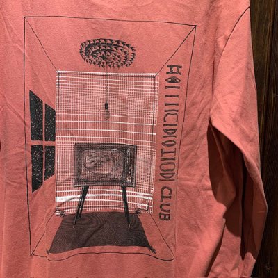 画像3: {Satoshi Ito} "HALLUCINATION CLUB" L/S T-SHIRTS (RED)
