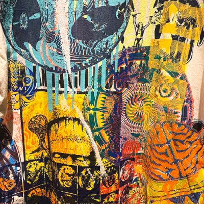 画像5: {NO MAD NUMSKULL} SPECIAL MULTI PRINT L/S T-SHIRTS (WHITE)