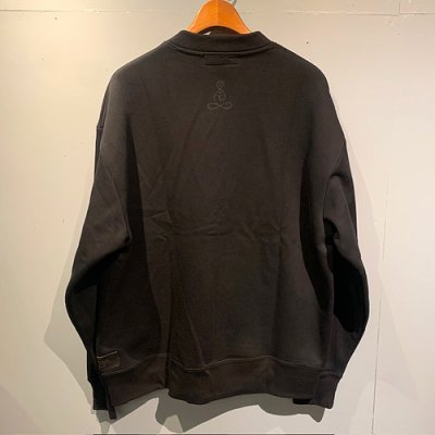 画像2: {FLYOVER} SWEAT CARDIGAN(BLACK)