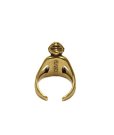 画像4: {FLYOVER} Human form Free size ring <Brass> (4)