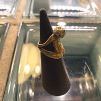 {FLYOVER} Human form Free size ring ＜Brass＞